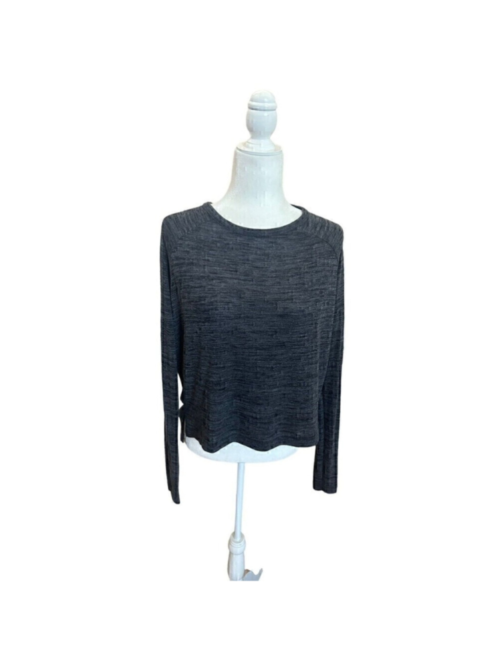 Rag & Bone Jean Women's Gray Black Marled Sweater size XS Knit Top Stretch B - Picture 1 of 5